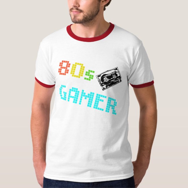 Camiseta Logotipo del casete del espectro de ZX (Anverso)