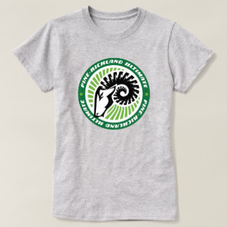 Camiseta Logotipo del círculo en Lt Gray