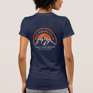 Camiseta Logotipo del club de excursión Cualquier nombre em