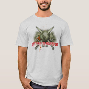 Camiseta Logotipo del CNC del espejo del espejo