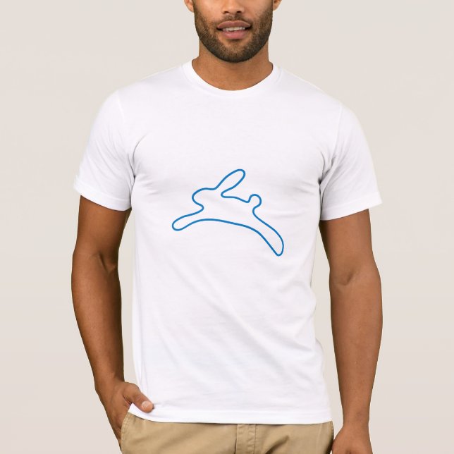 Camiseta Logotipo del conejito del freenet (Anverso)