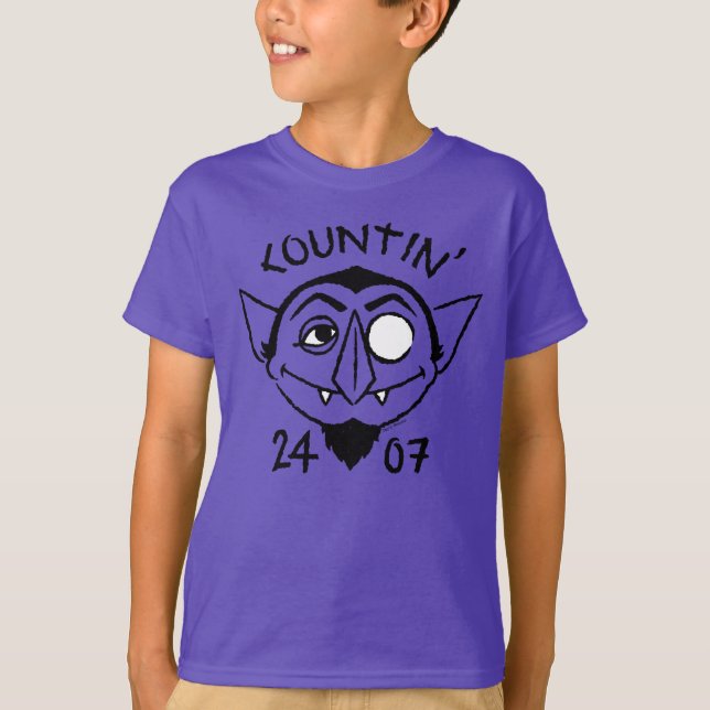 Camiseta Logotipo del Count von Count Skate - Countin' 24/7 (Anverso)