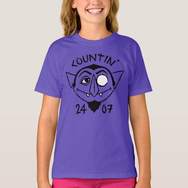 Camiseta Logotipo del Count von Count Skate - Countin' 24/7 (Anverso)