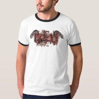 Camiseta Logotipo del cráneo y de los armas
