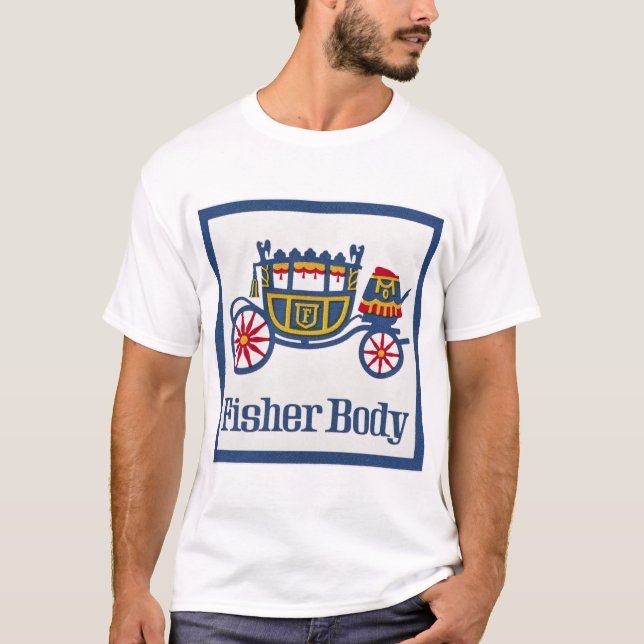 Camiseta Logotipo del cuerpo del pescador (Anverso)
