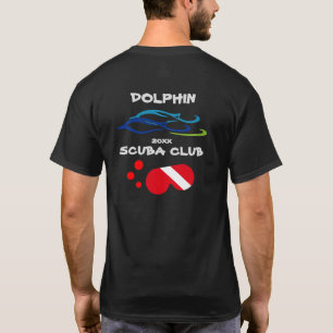 Camiseta Logotipo del delfín de la tienda de submarinismo