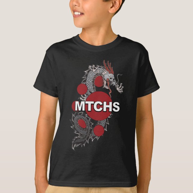 Camiseta Logotipo del dragón de MTCHS (Anverso)
