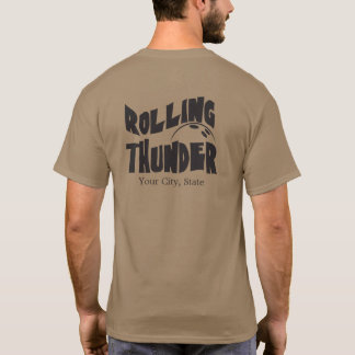 Camiseta Logotipo del equipo que rueda - trueno del