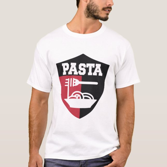 Camiseta Logotipo del escudo PASTA (Anverso)