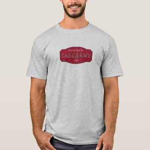 Camiseta Logotipo del este del Taxidermy del peck del