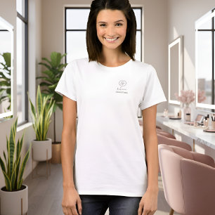 Camiseta Logotipo del estudio de maquillaje del nombre del