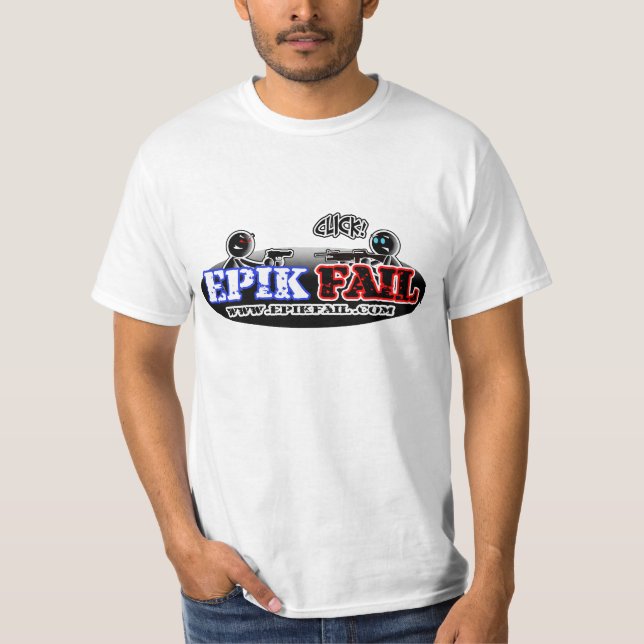 Camiseta Logotipo del fall de Epik (tecleo) (Anverso)