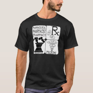 Camiseta LOGOTIPO del farmacéutico de la farmacia