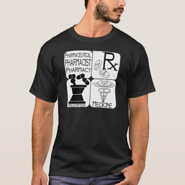 Camiseta LOGOTIPO del farmacéutico de la farmacia (Anverso)