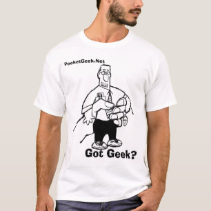 Camiseta ¿Logotipo del friki del bolsillo del mismo tamaño,