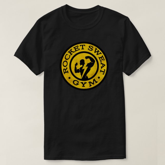 Camiseta Logotipo del gimnasio Rocket Sweat Gym (Diseño del anverso)