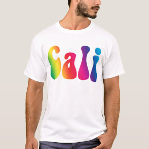 Camiseta Logotipo del Hippie de California del teñido