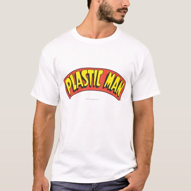 Camiseta Logotipo del hombre plástico (Anverso)