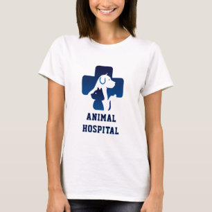 Camiseta 🏥 Logotipo del Hospital Animal Veterinary Medical