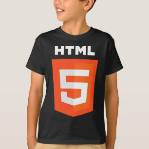 Camiseta Logotipo del HTML 5