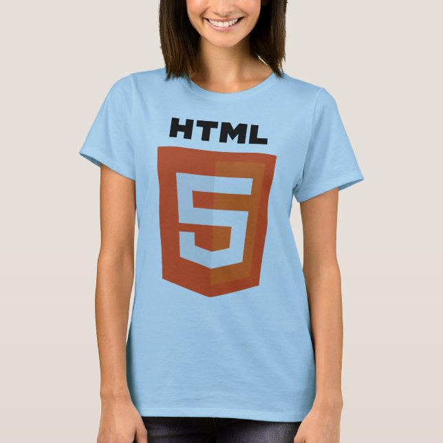 Camiseta Logotipo del HTML 5 (Anverso)