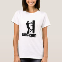 Logotipo del IP-Man (maniquí de madera)