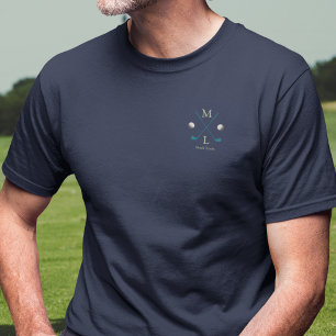 Camiseta Logotipo del jugador de golf personalizado
