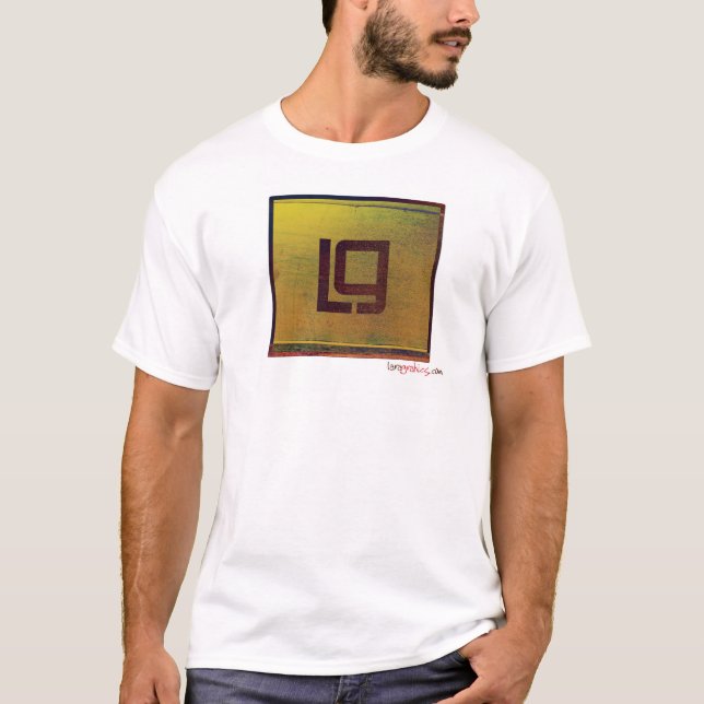 Camiseta logotipo del lg rústico (Anverso)