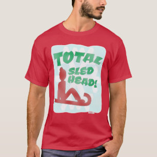 Camiseta Logotipo del logotipo navideño de la cabeza de la