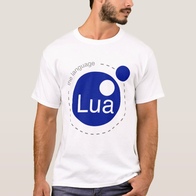 Camiseta logotipo del lua (Anverso)