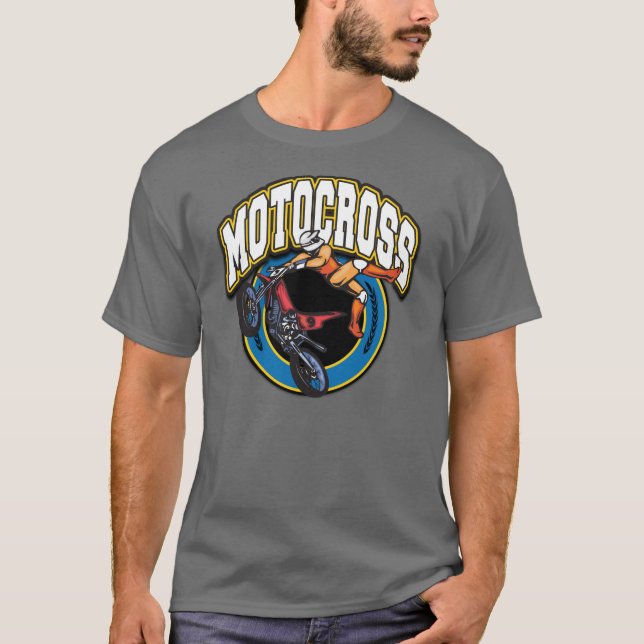 Camiseta Logotipo del motocrós (Anverso)