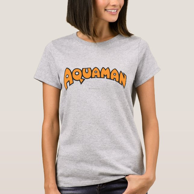 Camiseta Logotipo del Naranja Aquaman (Anverso)
