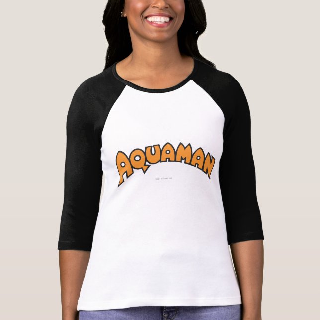 Camiseta Logotipo del Naranja Aquaman (Anverso)