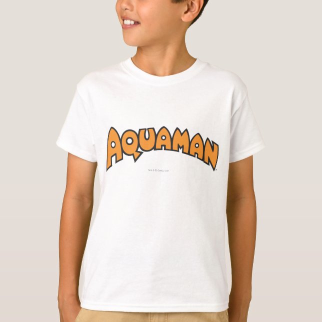 Camiseta Logotipo del Naranja Aquaman (Anverso)