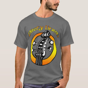 Camiseta Logotipo del naranja y del amarillo de los hombres