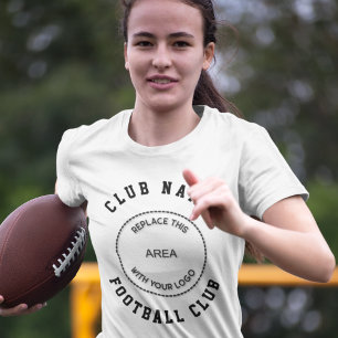 Camiseta Logotipo del nombre del club de fútbol