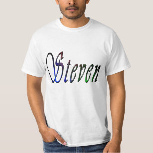 Camiseta Logotipo del nombre del Steven,