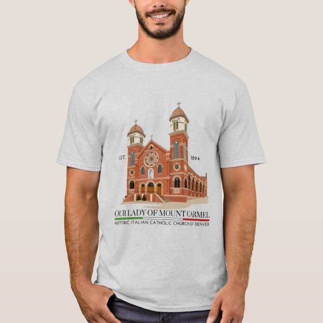 Camiseta Logotipo del OLMC T-Shirt Ash (Anverso)