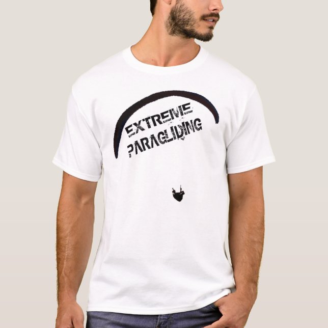 Camiseta logotipo del paragliding con cita (Anverso)