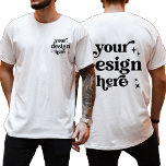 Camiseta Logotipo del Personalizado de diseño frontal y pos<br><div class="desc">Esta camiseta personalizada con logotipo de Personalizado de diseño frontal y posterior es una opción ideal para empresas, equipos y eventos que buscan una impresión duradera. Con las opciones frontales y posteriores de personalizable, puede mostrar de forma destacada el logotipo de su empresa, el logotipo de su equipo o el...</div>