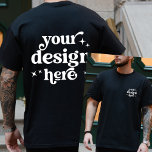 Camiseta Logotipo del Personalizado de diseño frontal y pos<br><div class="desc">Esta camiseta personalizada con logotipo de Personalizado de diseño frontal y posterior es la manera perfecta de mostrar su marca con un toque profesional. Con opciones de diseño frontal y posterior de personalizable, puede agregar fácilmente el logotipo de su empresa o equipo para hacer una declaración. Ya sea que esté...</div>