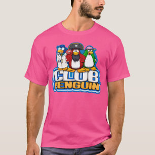 Camiseta Logotipo del pingüino club con personajes