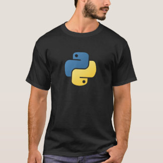 Camiseta Logotipo del programador del lenguaje Python
