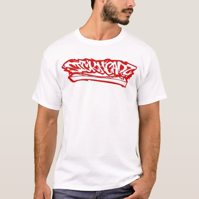 Camiseta Logotipo del rojo de Sickheadz (Anverso)