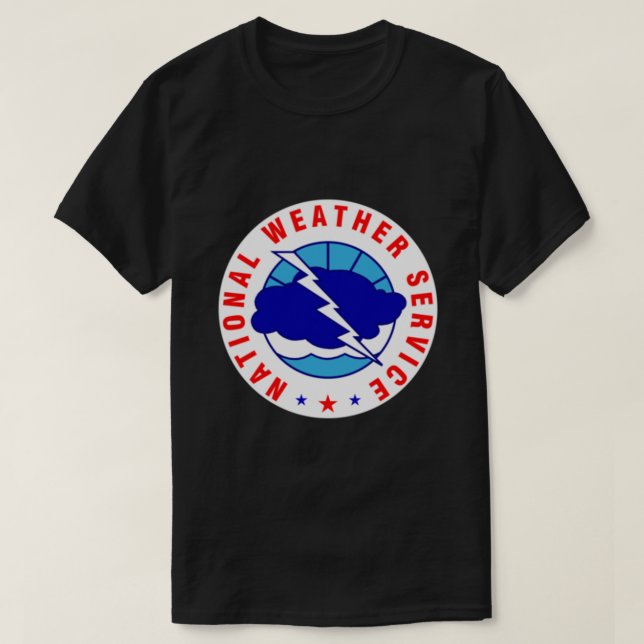 Camiseta Logotipo del Servicio Meteorológico Nacional NWS c (Diseño del anverso)