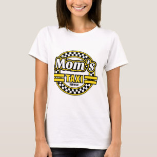 Camiseta Logotipo del taxi de la mamá