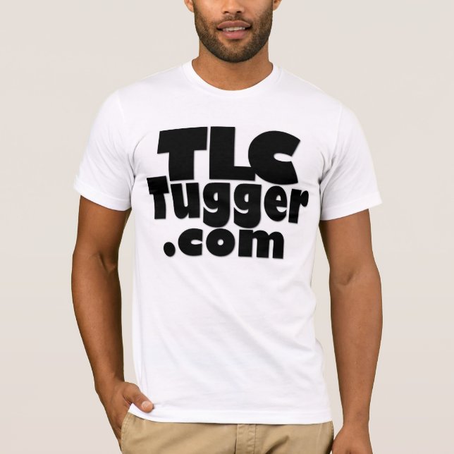 Camiseta Logotipo del TLC Tugger - ennegrézcase con la (Anverso)