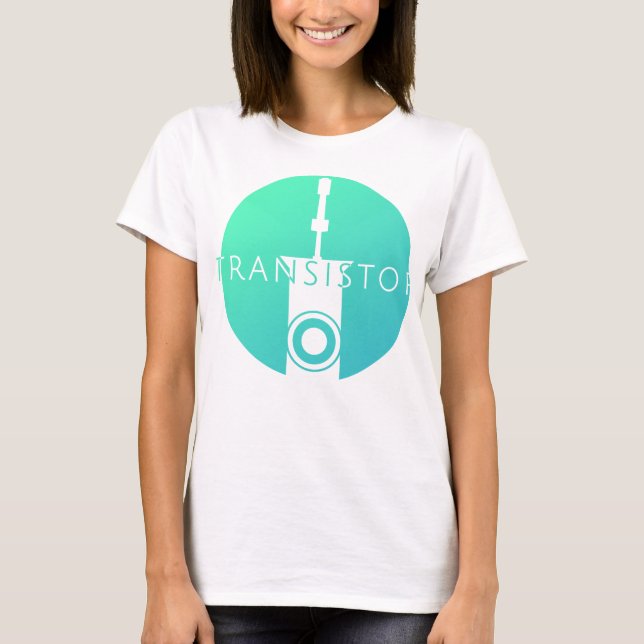 Camiseta Logotipo del transistor (Anverso)
