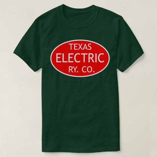 Camiseta Logotipo del tren eléctrico de Texas (Diseño del anverso)