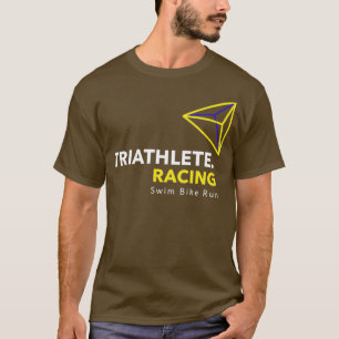 Camiseta Logotipo del Triángulo de Triatlón